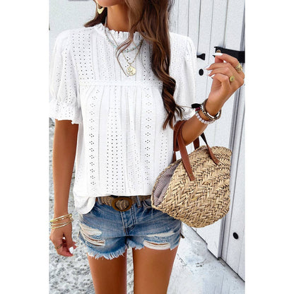 Lace Hollow Blouse