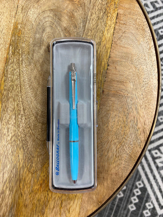 Turquoise Pen in Case