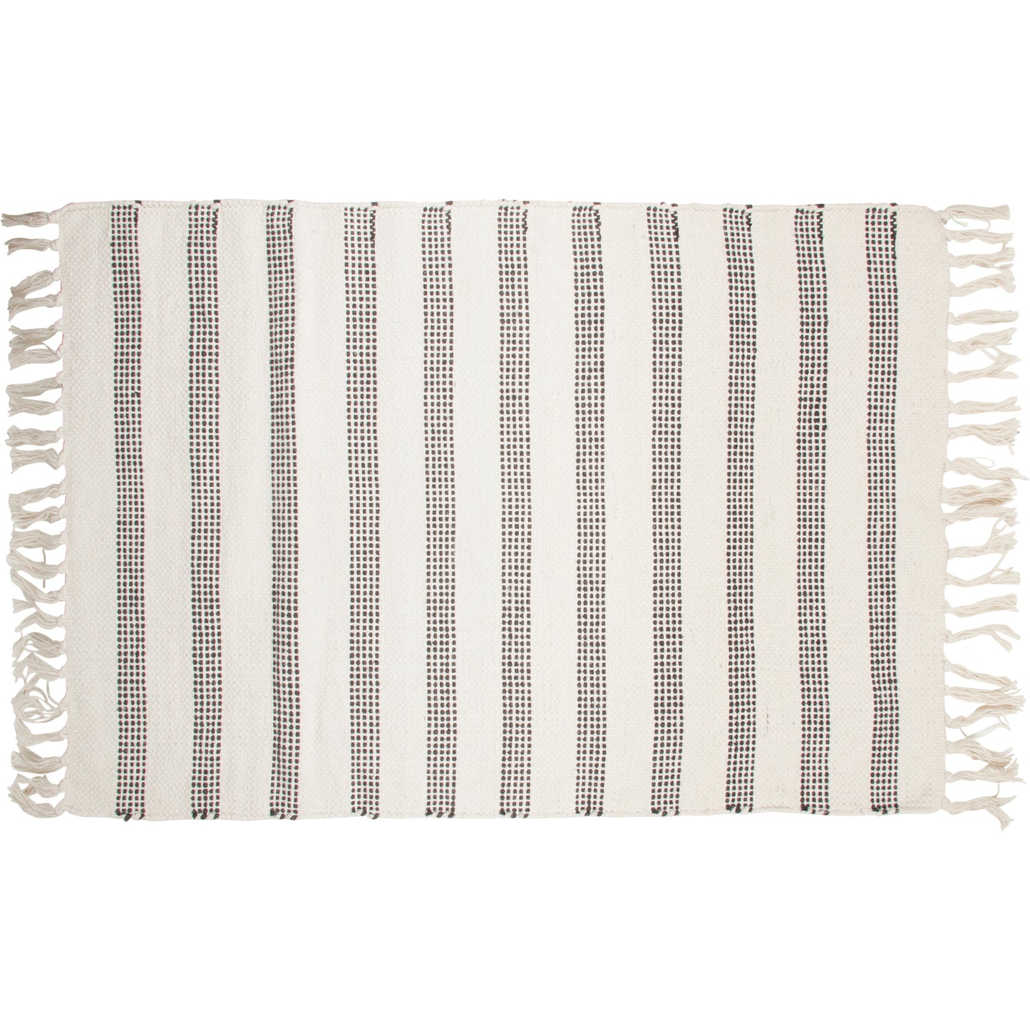 Gray stripe Rug