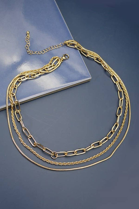 MULTI LAYER CHAIN NECKLACE