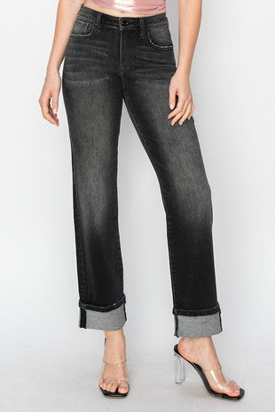 Boyfriend Turn Up Cuff Jeans