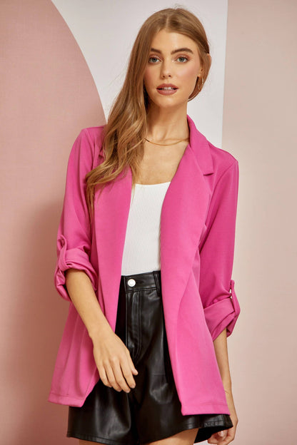 Boyfriend Knit Blazer