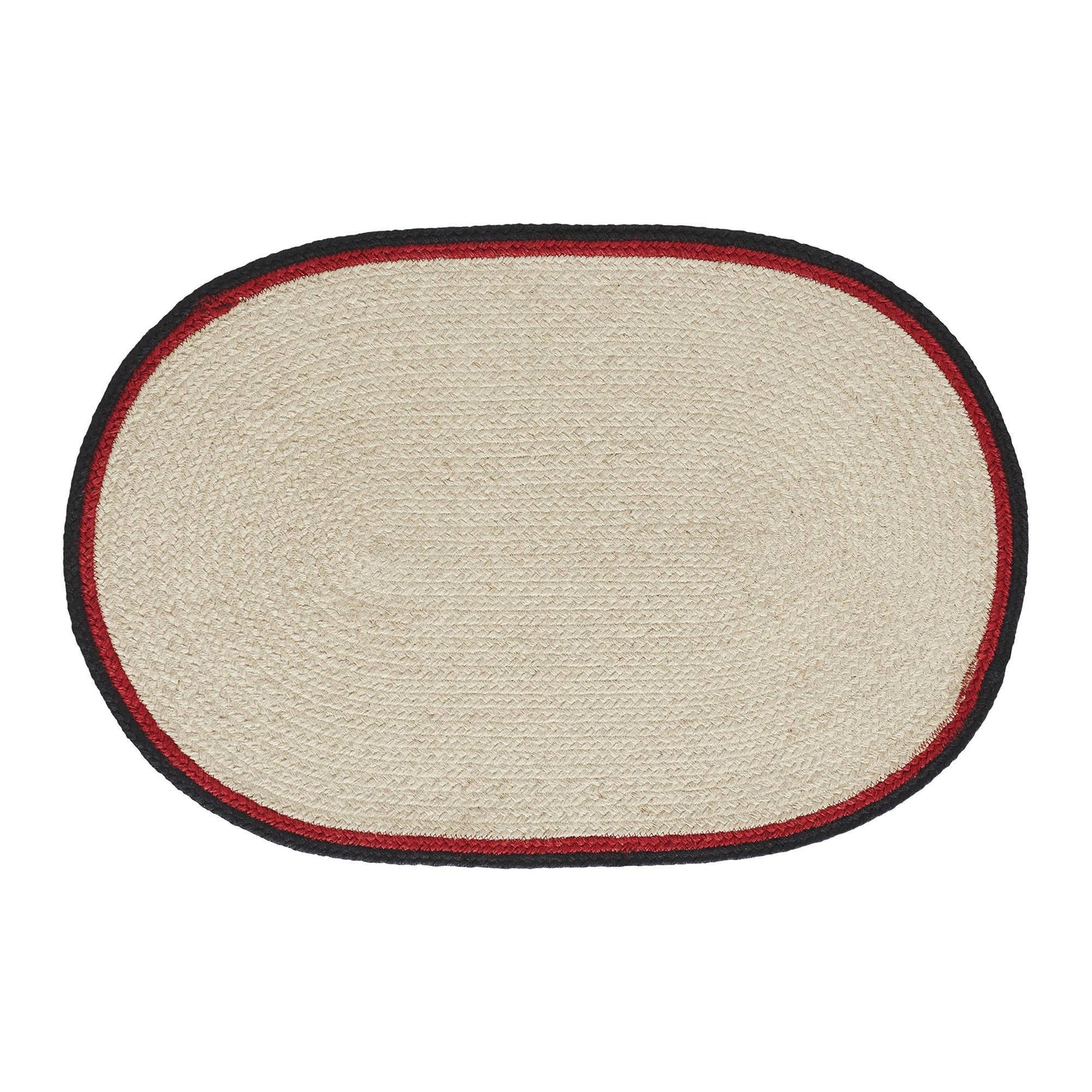 Jolly Ole Santa Jute Oval Placemat 13x19