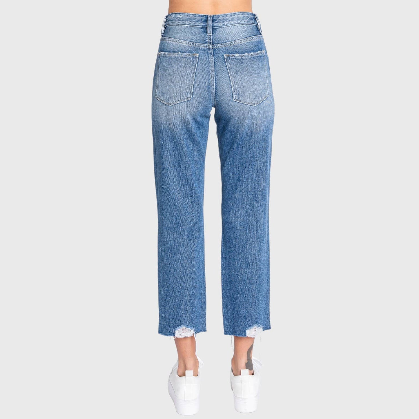 Distressed Vintage Mom Jeans