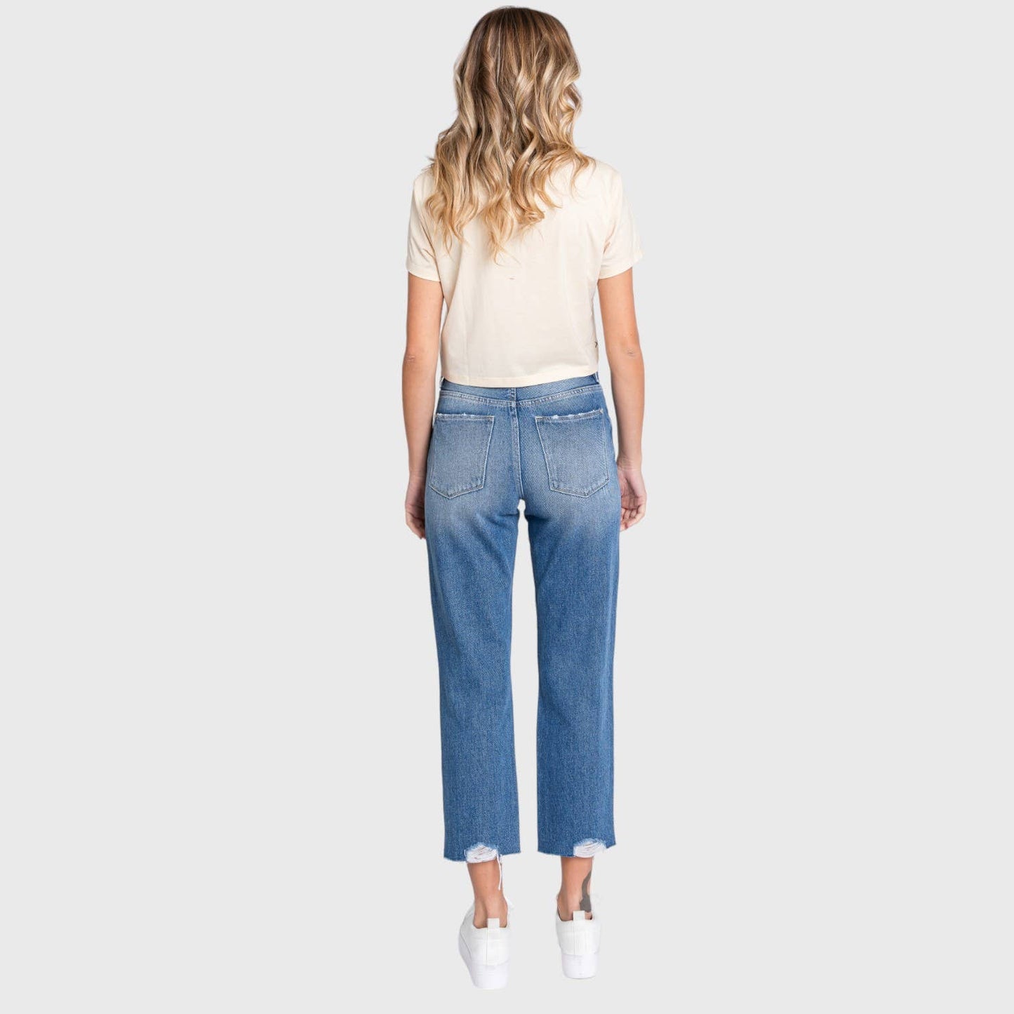 Distressed Vintage Mom Jeans