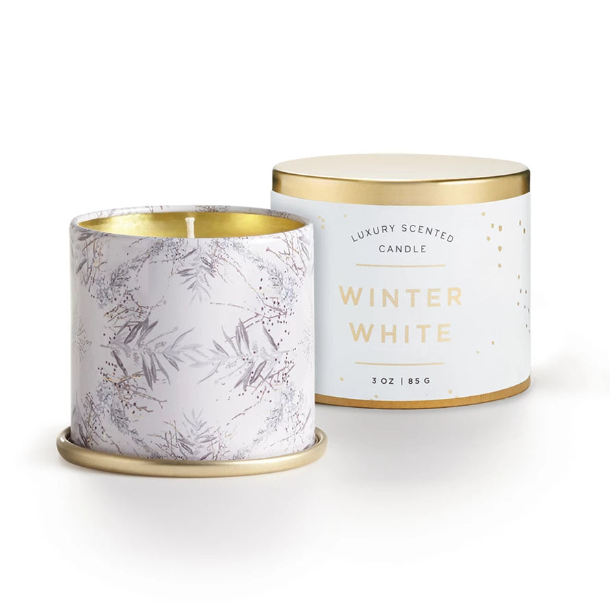 Winter White Demi Candle