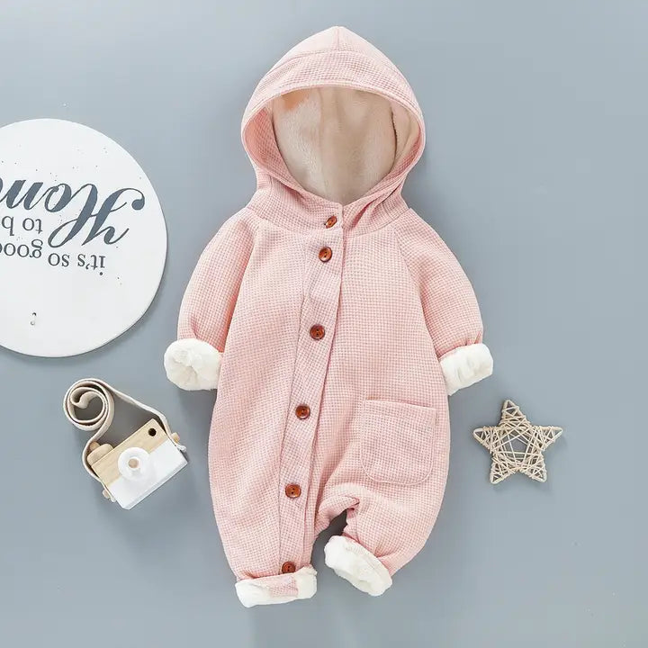 Baby Fleece Lined Long Sleeve Onesie