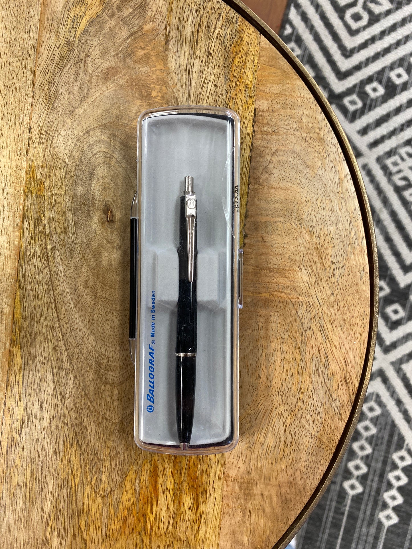 Black Click Pen in Case