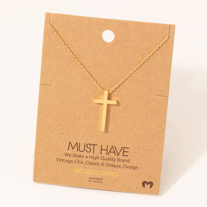 Cross Pendant Necklace