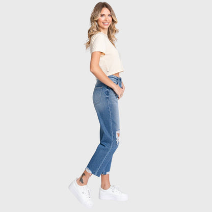 Distressed Vintage Mom Jeans