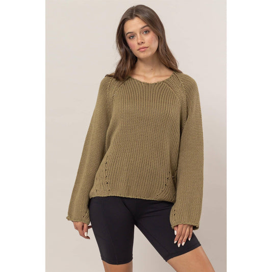 Ribbed Sweater Pullover