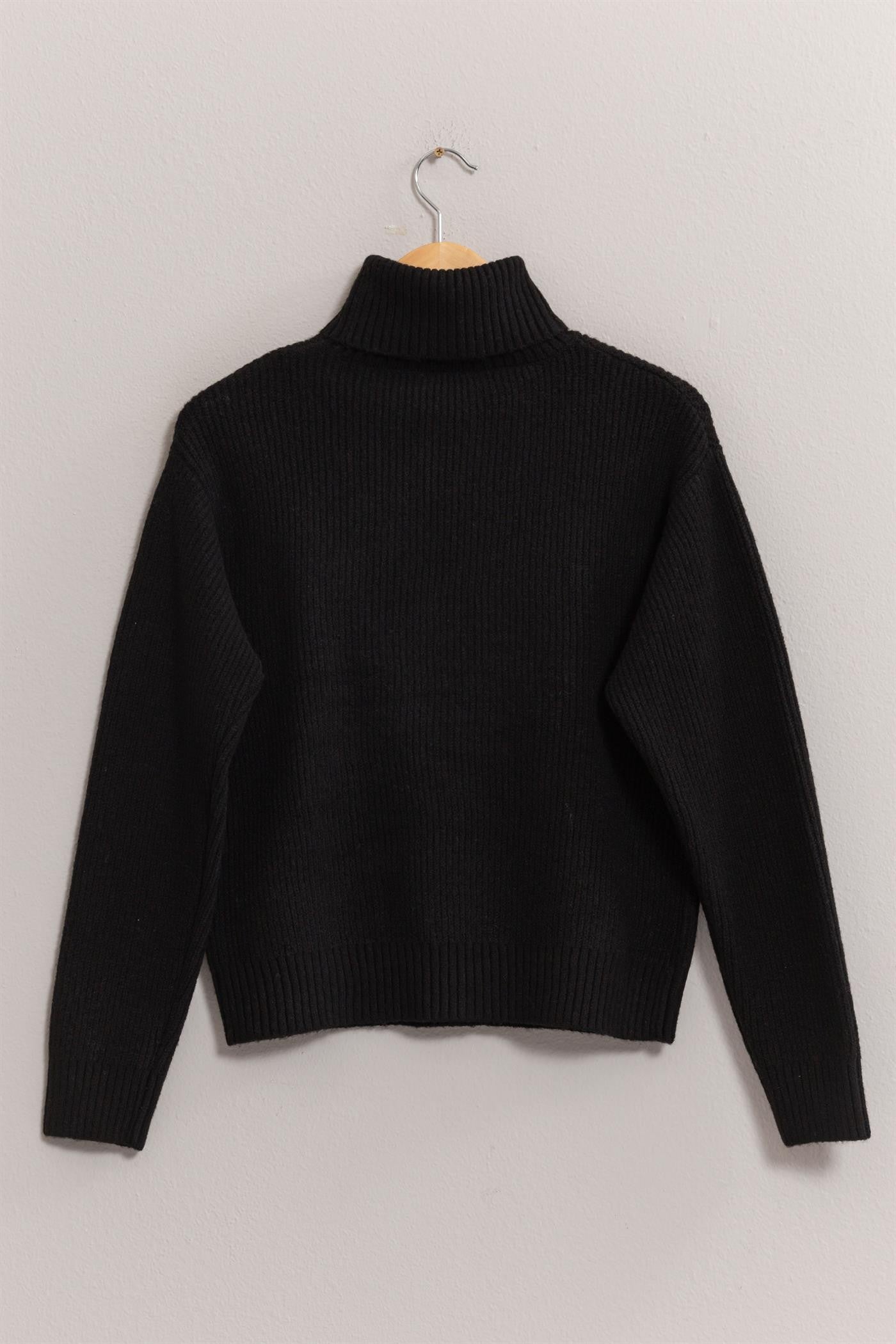 Ribbed Turtleneck