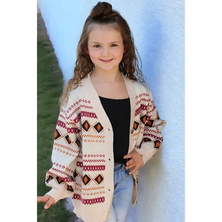 Girls Knit Cardigan