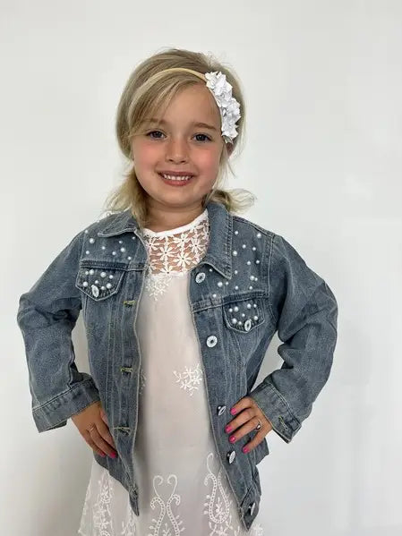 Girls Pearl Jean Jacket