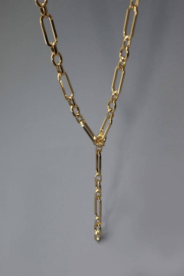 ELEVATED Y LINK CHAIN  NECKLACE