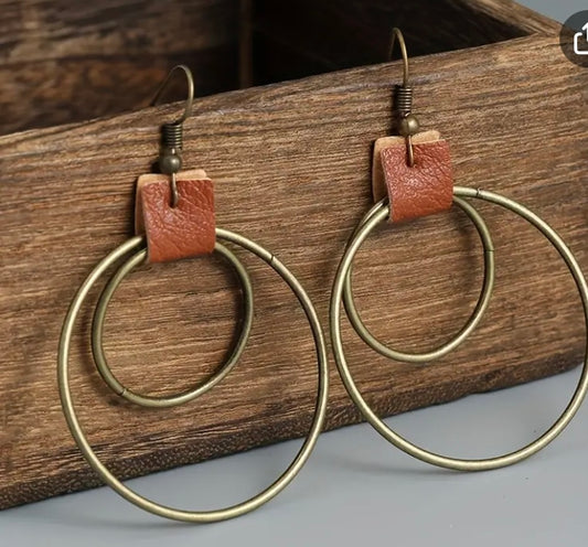 Boho Copper Earrings