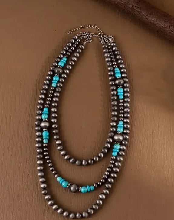 Turquoise Layered Necklace