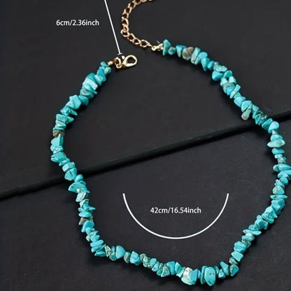 Chip Turquoise necklace