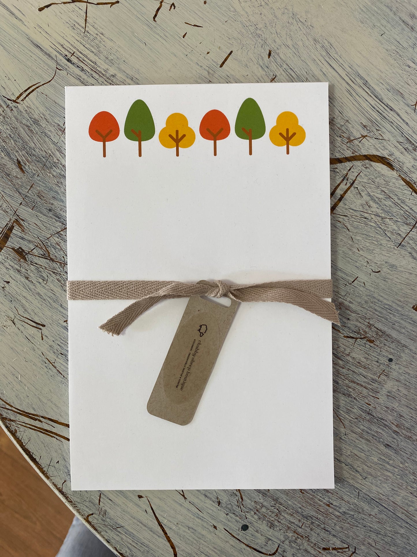 Fall Tree Note Pad