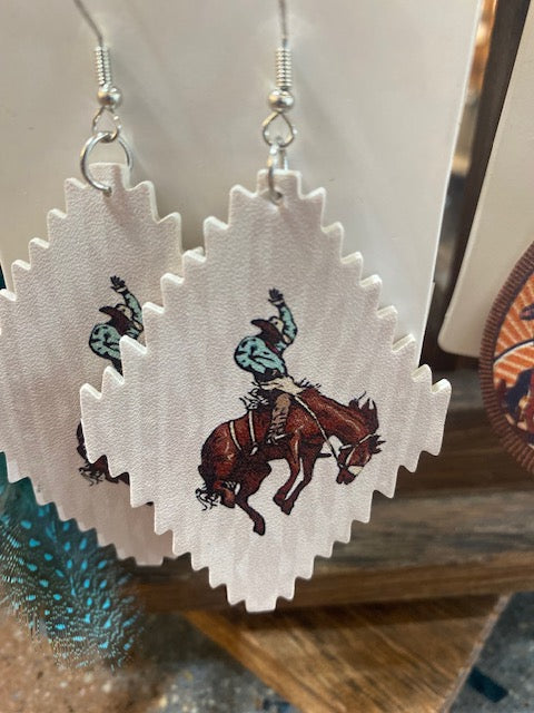 Vintage Cowboy earrings