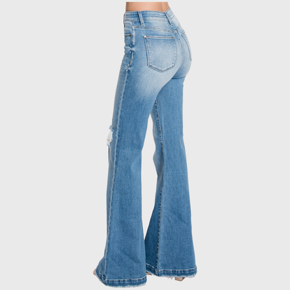 High Rise Flare Jeans Light wash