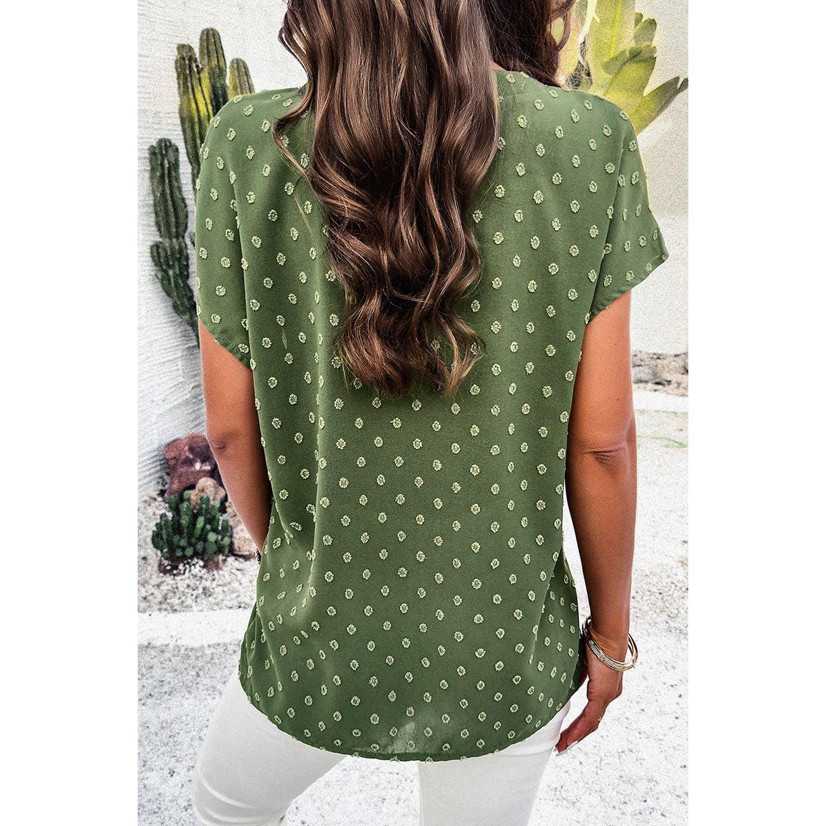 Swiss Dot Blouse