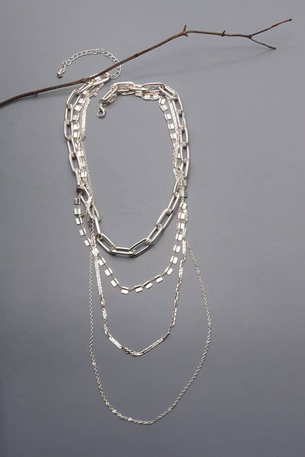 4 CHUNKY CHAIN LINK NECKlACE