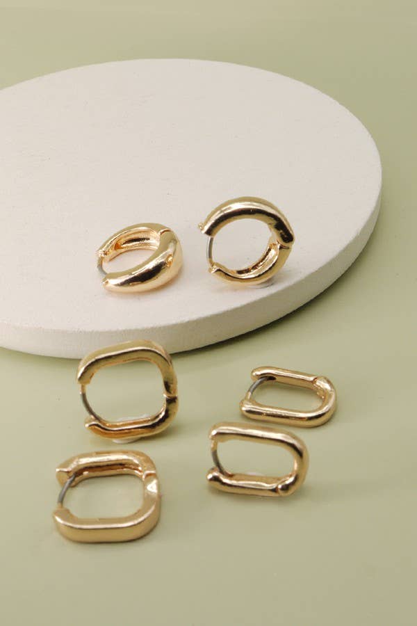 MINI TRIO HOOP EARRING SETS