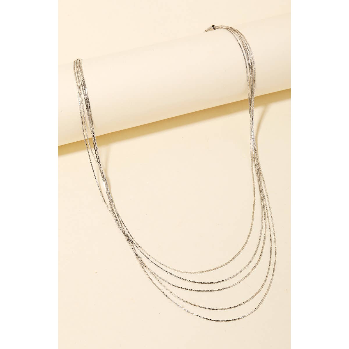 Silver Dainty Layered Necklace