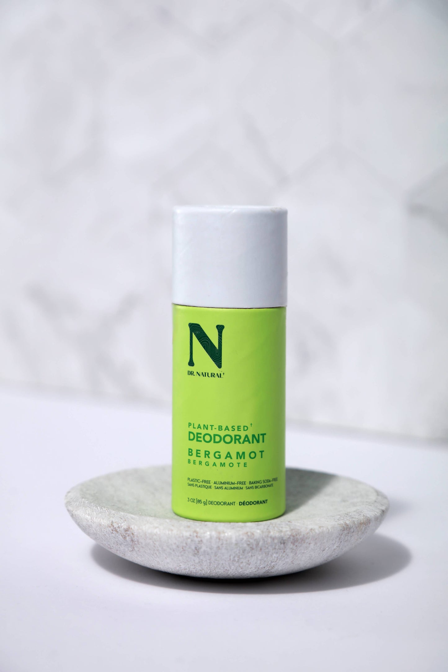 Dr Natural Plastic-Free Deodorant Stick - Bergamot