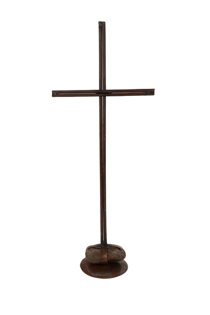 Rock Pedestal Cross