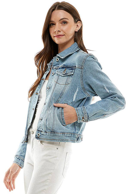 Relaxed fit Jean Jacket