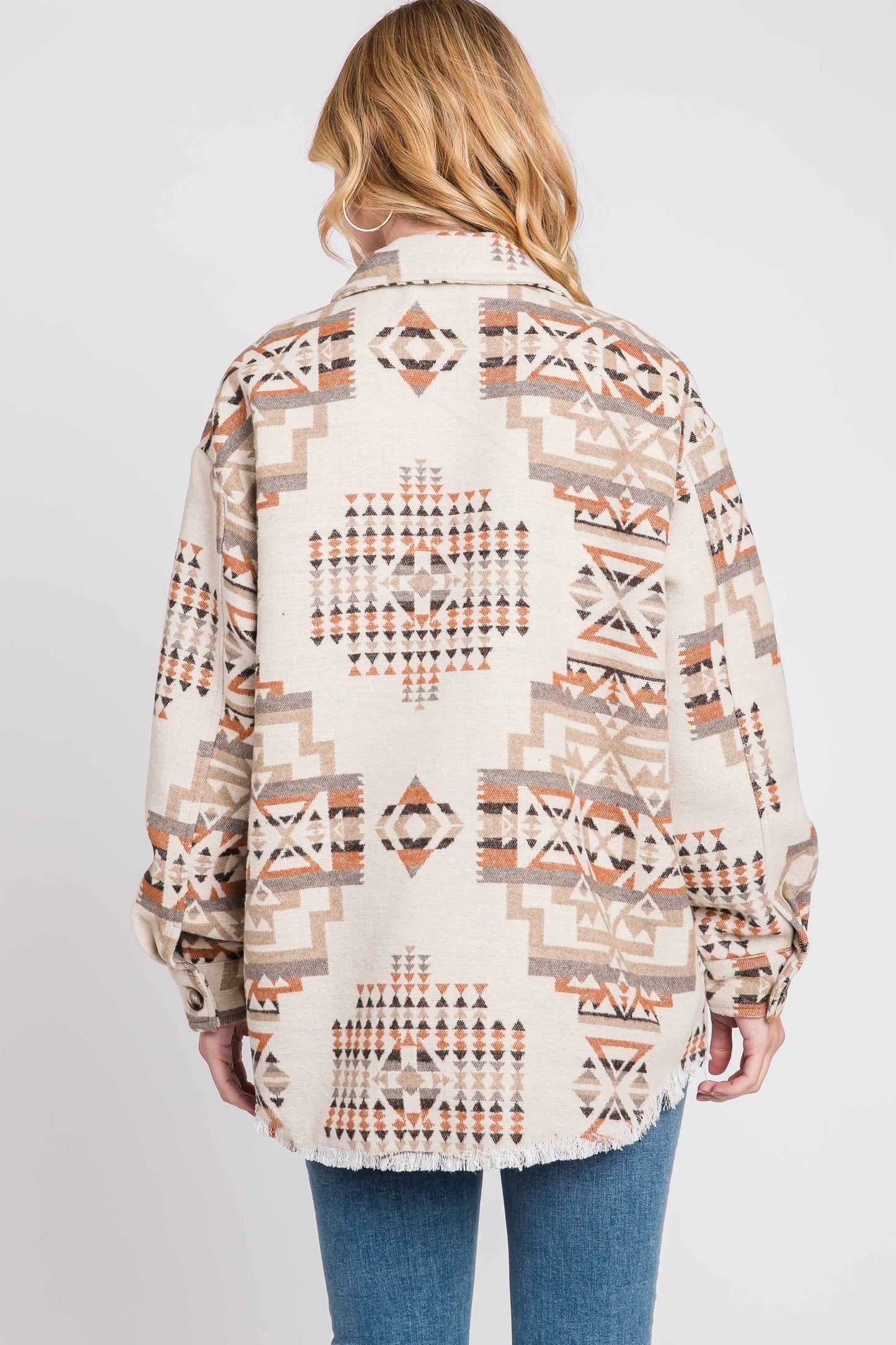 Exclusive Aztec Button down Jacket