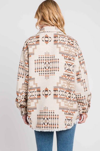 Exclusive Aztec Button down Jacket