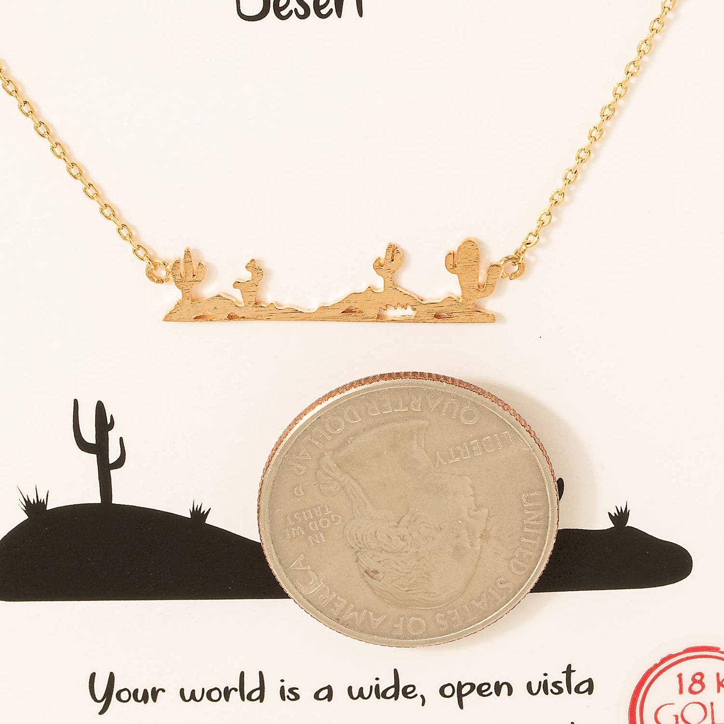 Desert Pendant Necklace