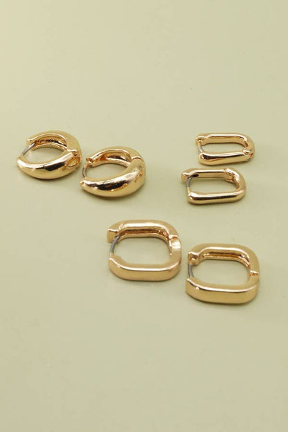 MINI TRIO HOOP EARRING SETS