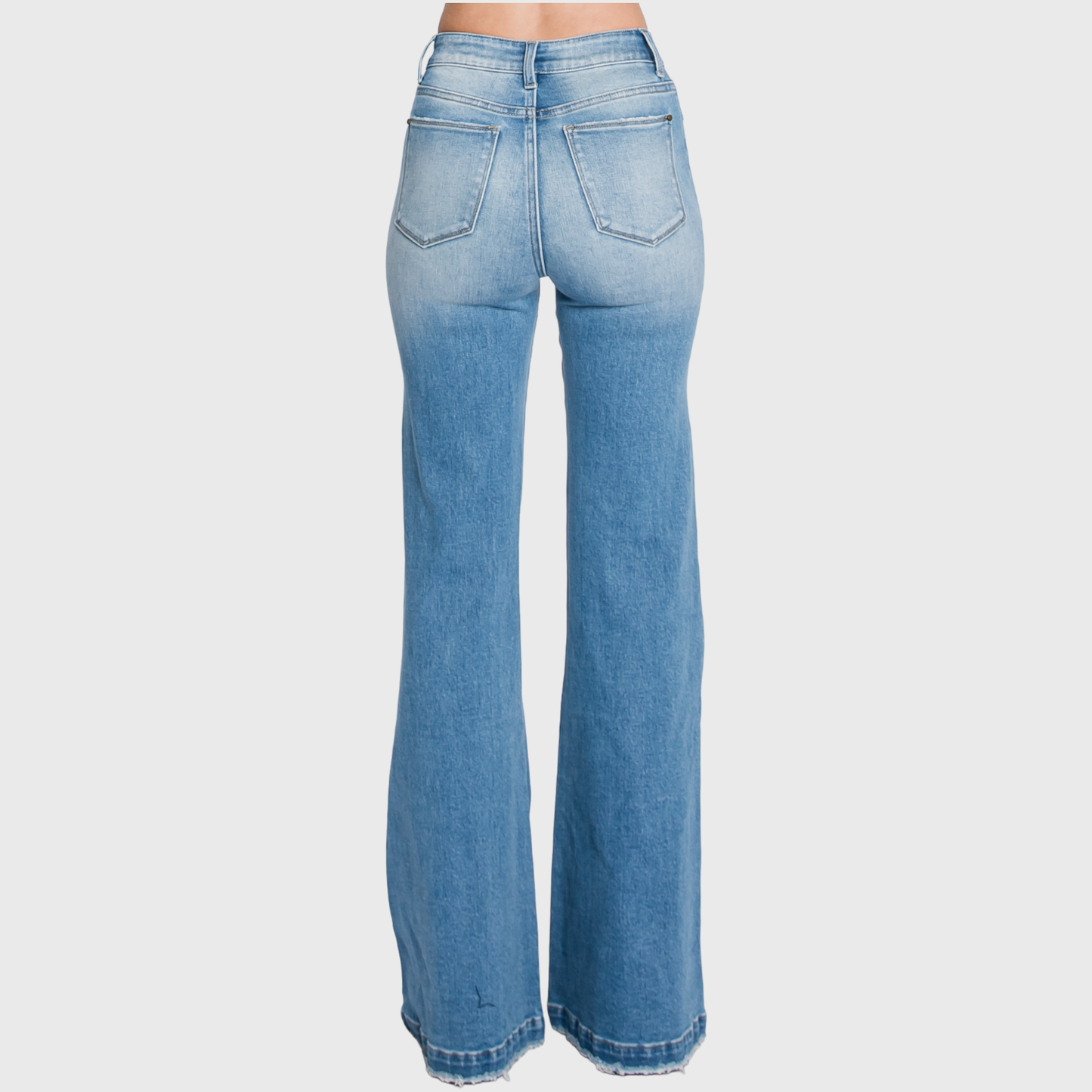 High Rise Flare Jeans Light wash