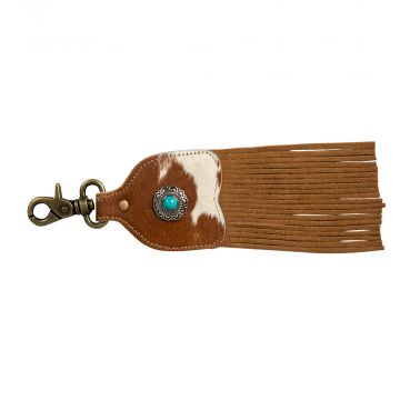 Cowhide Keychain