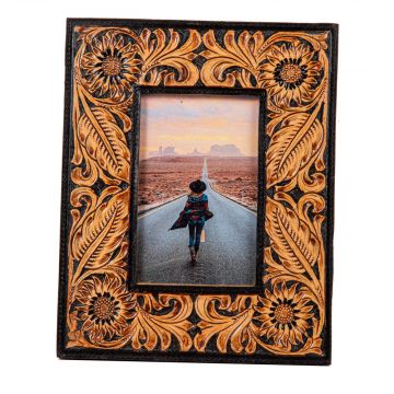 Hand-Tooled Photo Frame