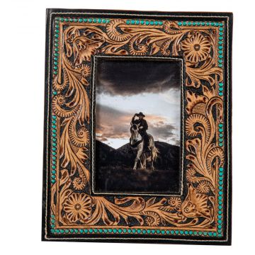 Hand-Tooled Photo Frame