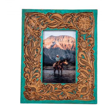 Hand-Tooled Photo Frame