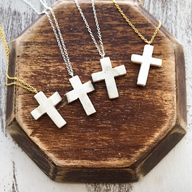 Shed Cross Necklace